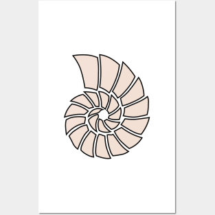 Separate Parts Shell Pattern Posters and Art